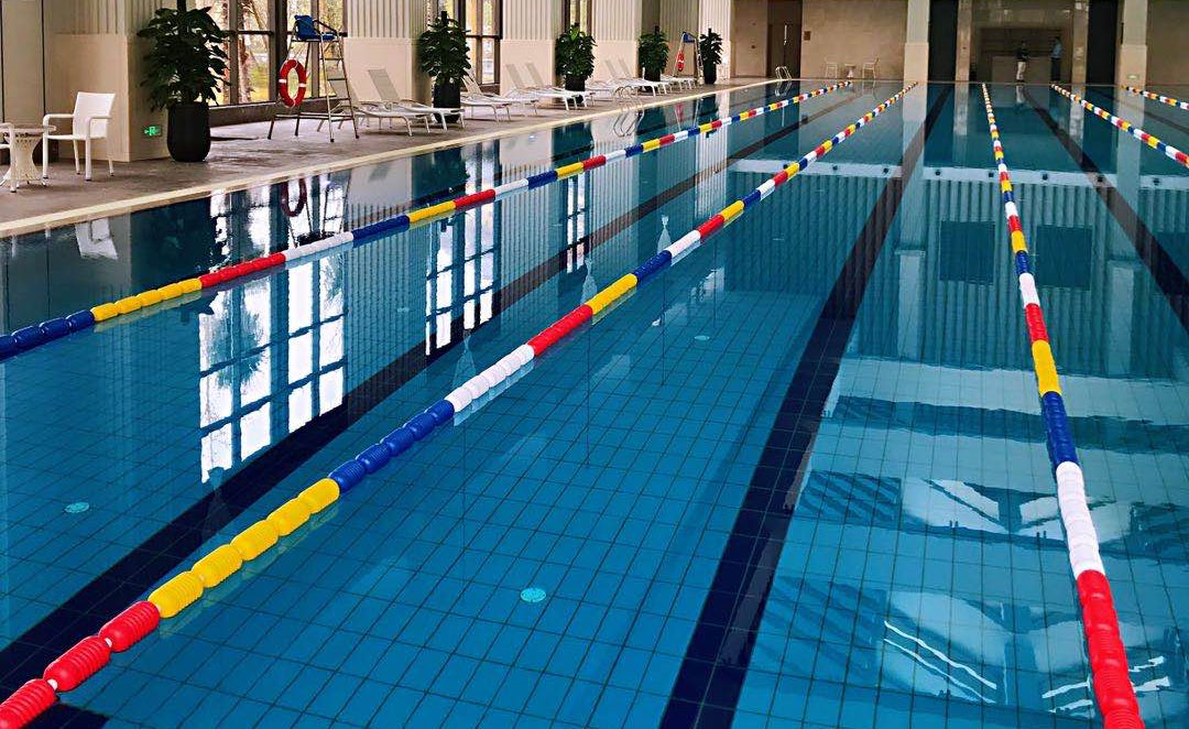 天嶼湖度假酒店泳池項目現(xiàn)場