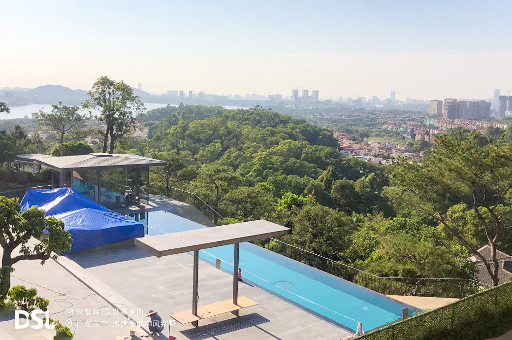 別墅泳池，室外泳館