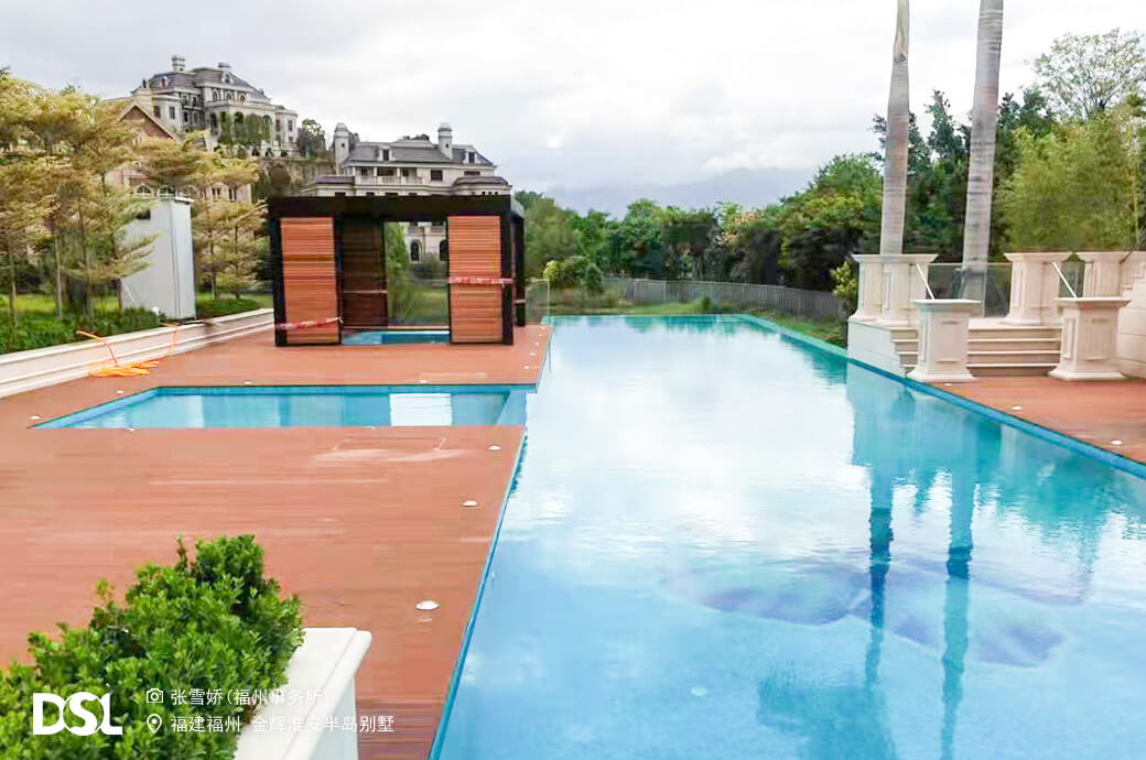 別墅泳池，室外泳池