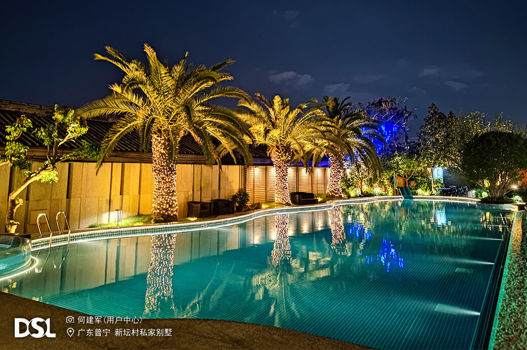 別墅泳池，室外泳池