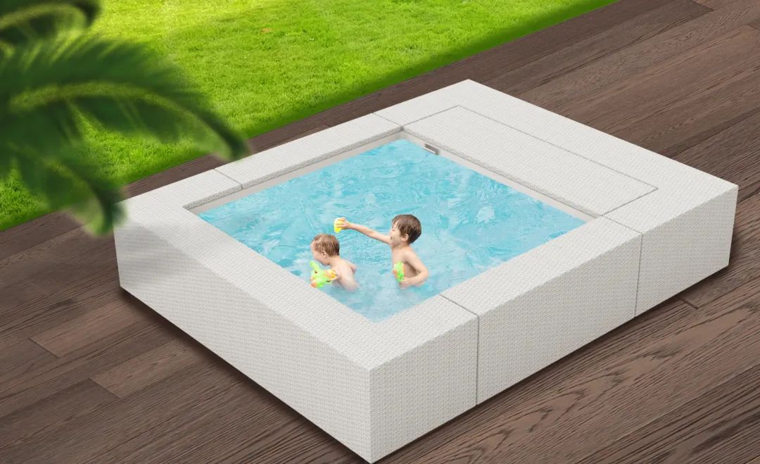 戴思樂藤編別墅泳池