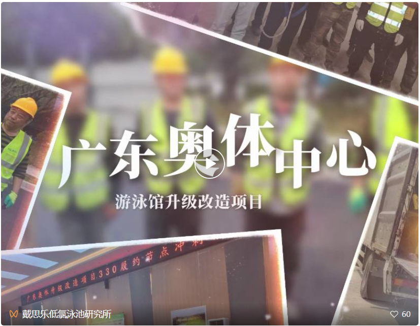 戴思樂集團打造的廣東奧體中心游泳跳水館，獲央視CCTV-13專題報道